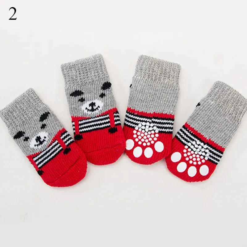 Knit Socks for dogs 4pcs