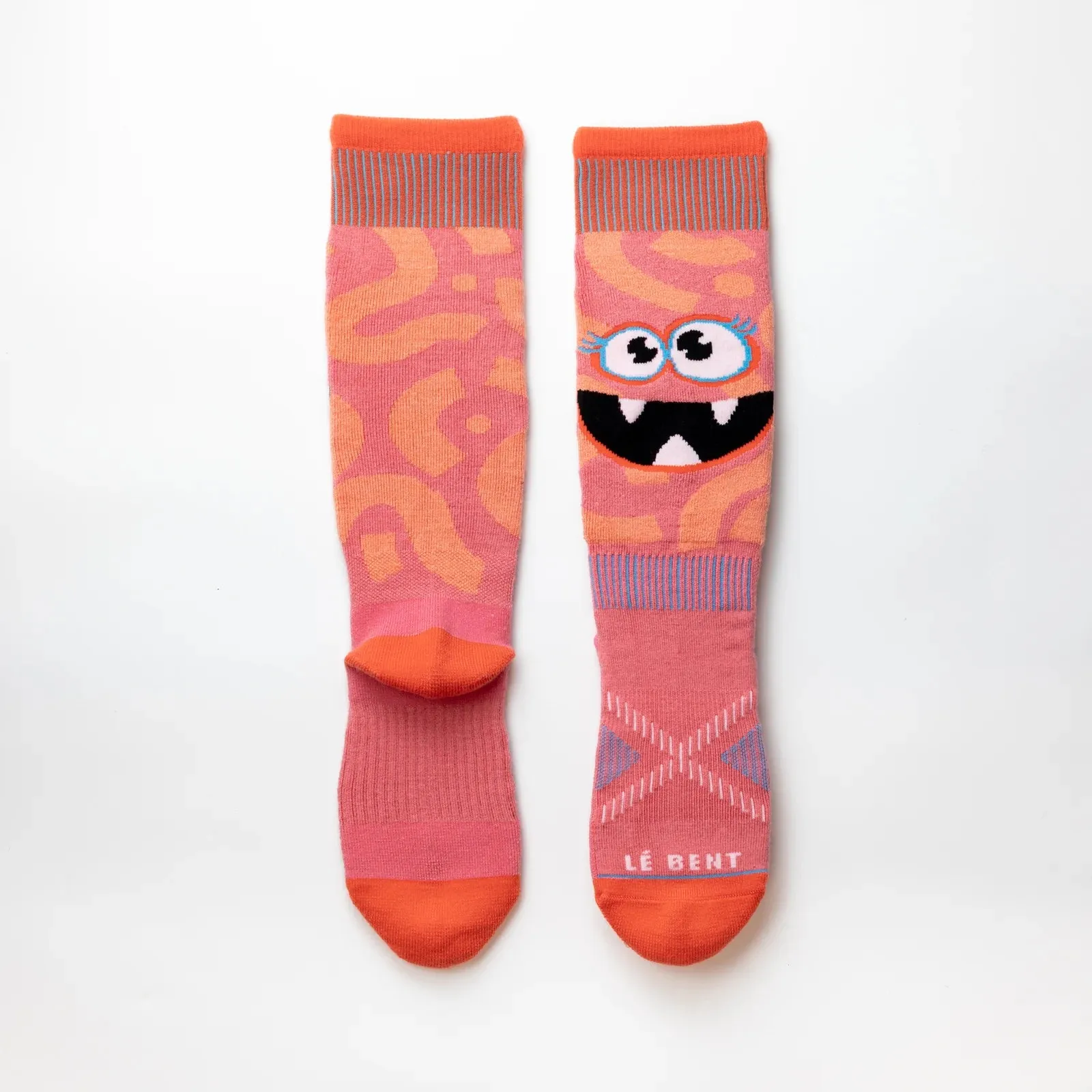 Le Bent Kids Monster Party Light Sock