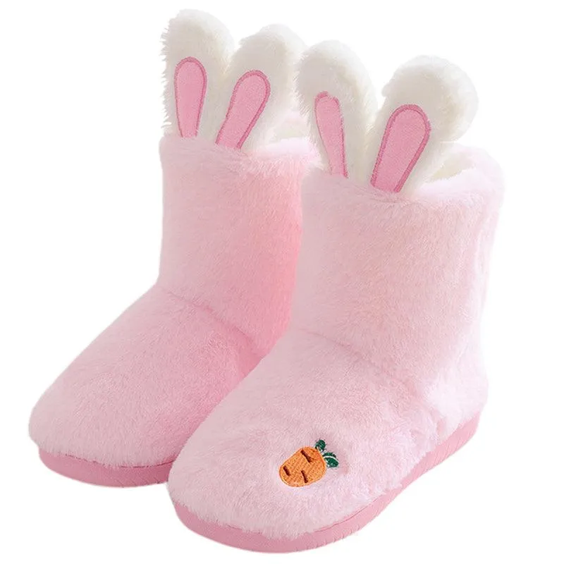 Maternity Shoes Non-slip Soft Bottom Plush Slippers