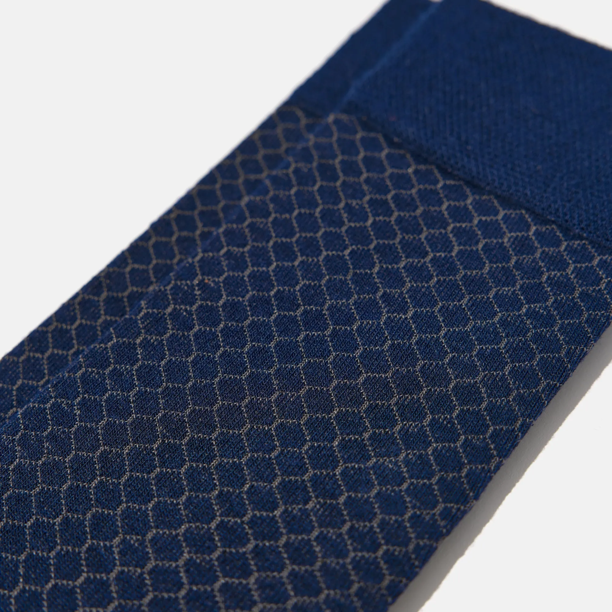 Men's Bamboo Dress Socks • Honeycomb Pack of 1/3/5 Pairs • Blue Navy