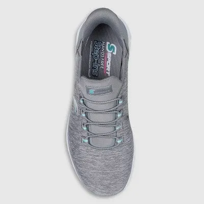 New - S Sport By Skechers Women's Syrka Step-Ins Sneakers - Gray 8.5