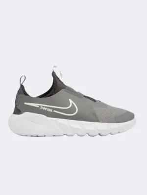 Nike Flex Runner 2 Gs Boys Running Shoes Pewter/Ash/White