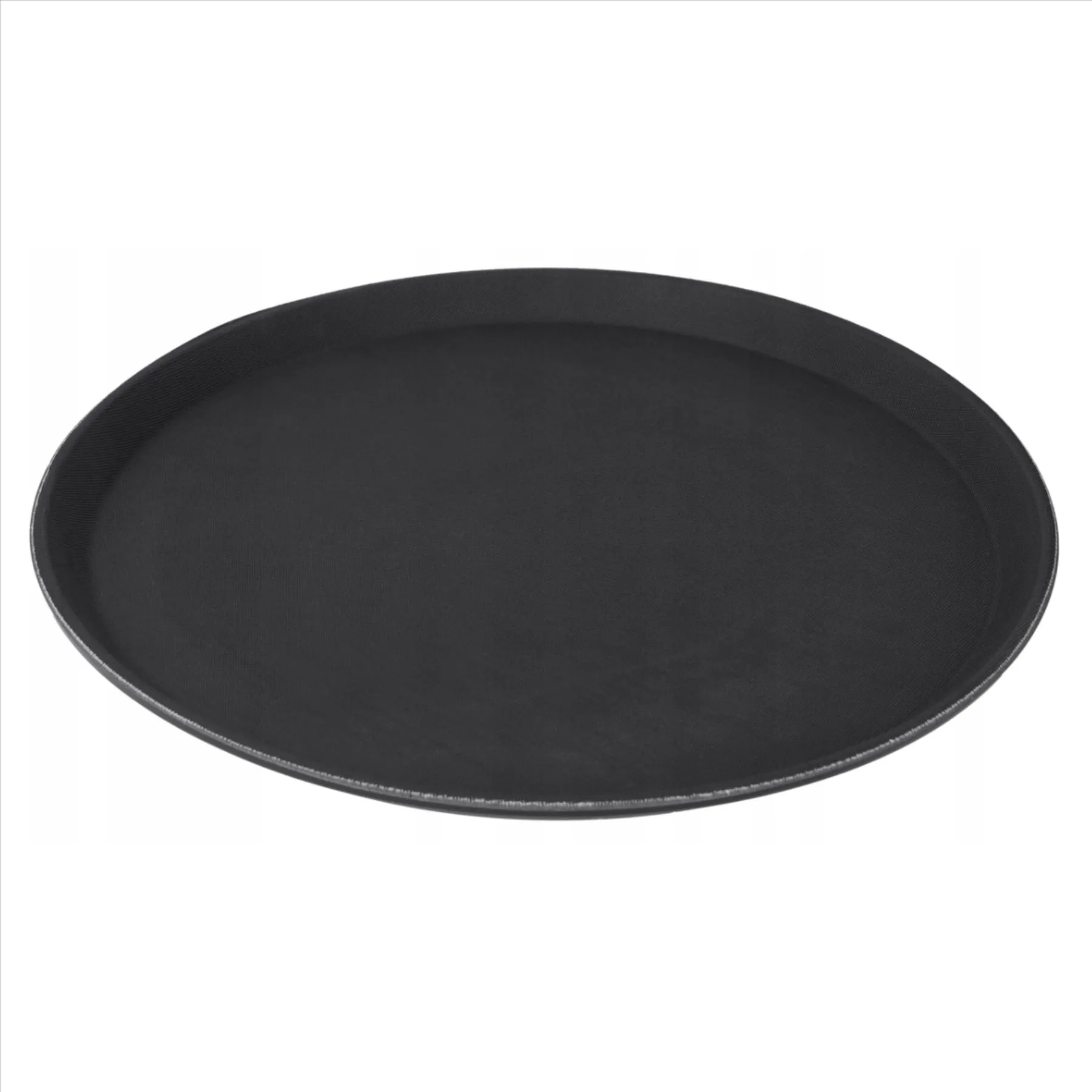 Non-Slip Black Textured Serving Tray