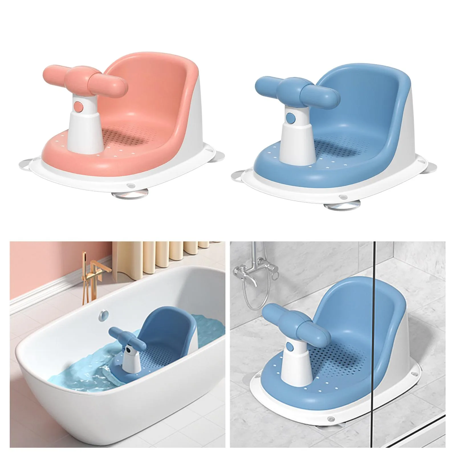 Non-Slip Newborn Baby Bath Seat