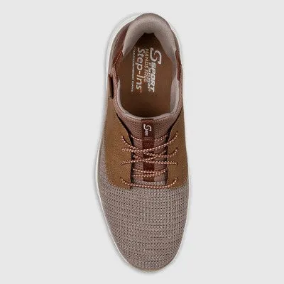 Open Box - S Sport by Skechers Men's Donovan Hybrid Step-In Sneakers - Light Brown 12