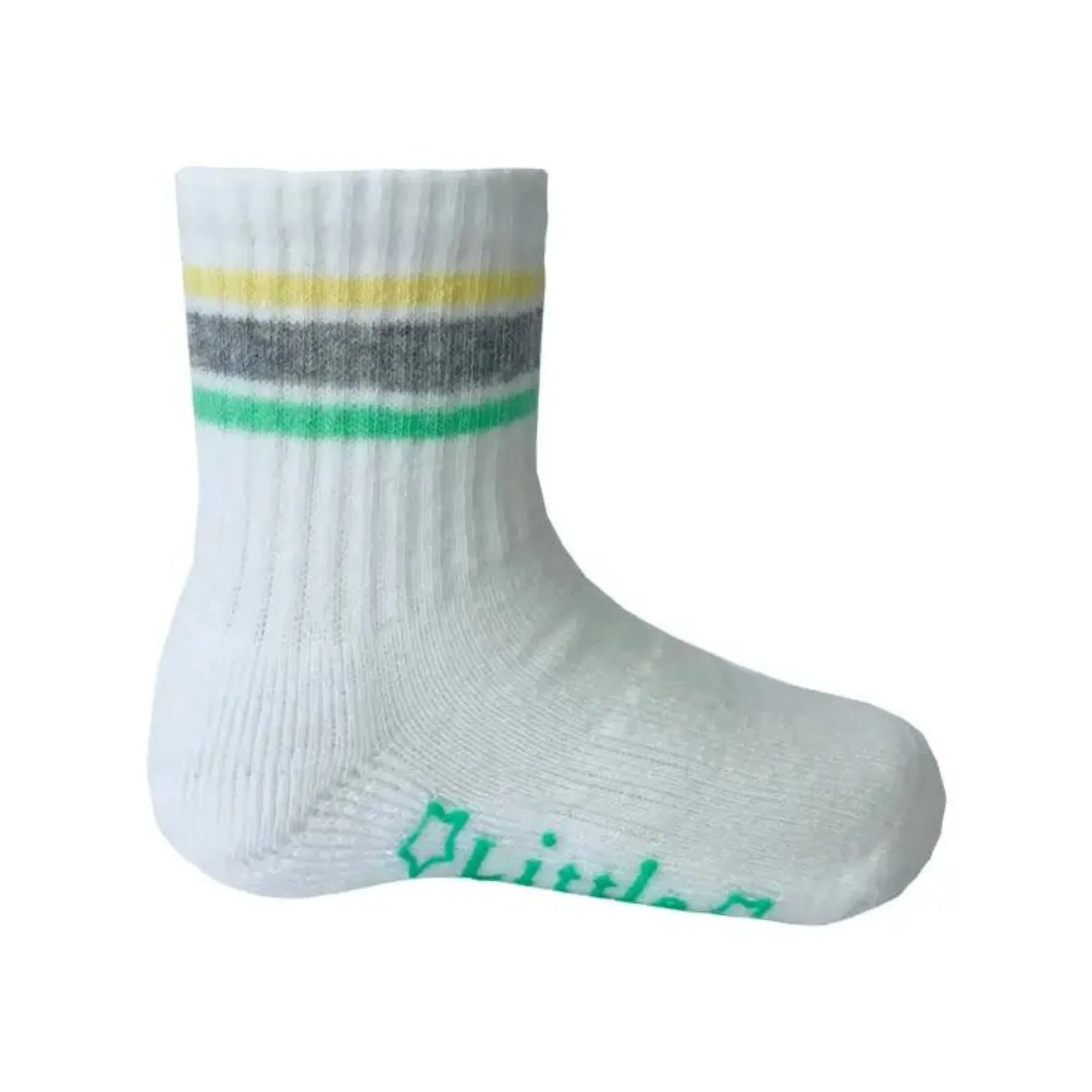 Organic Sporty Non-slip Quarter Crew Socks