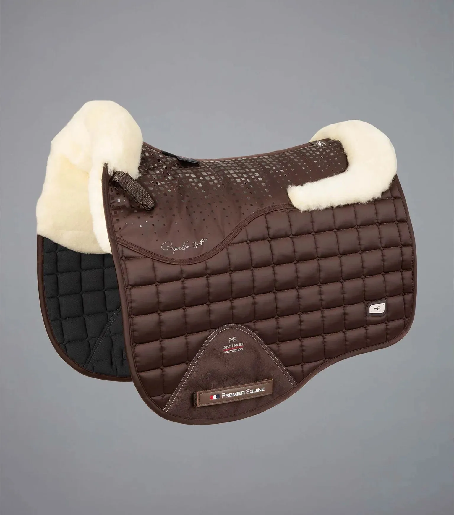 Premier Equine - Capella Close Contact Merino Wool Saddle Pad - Dressage Square