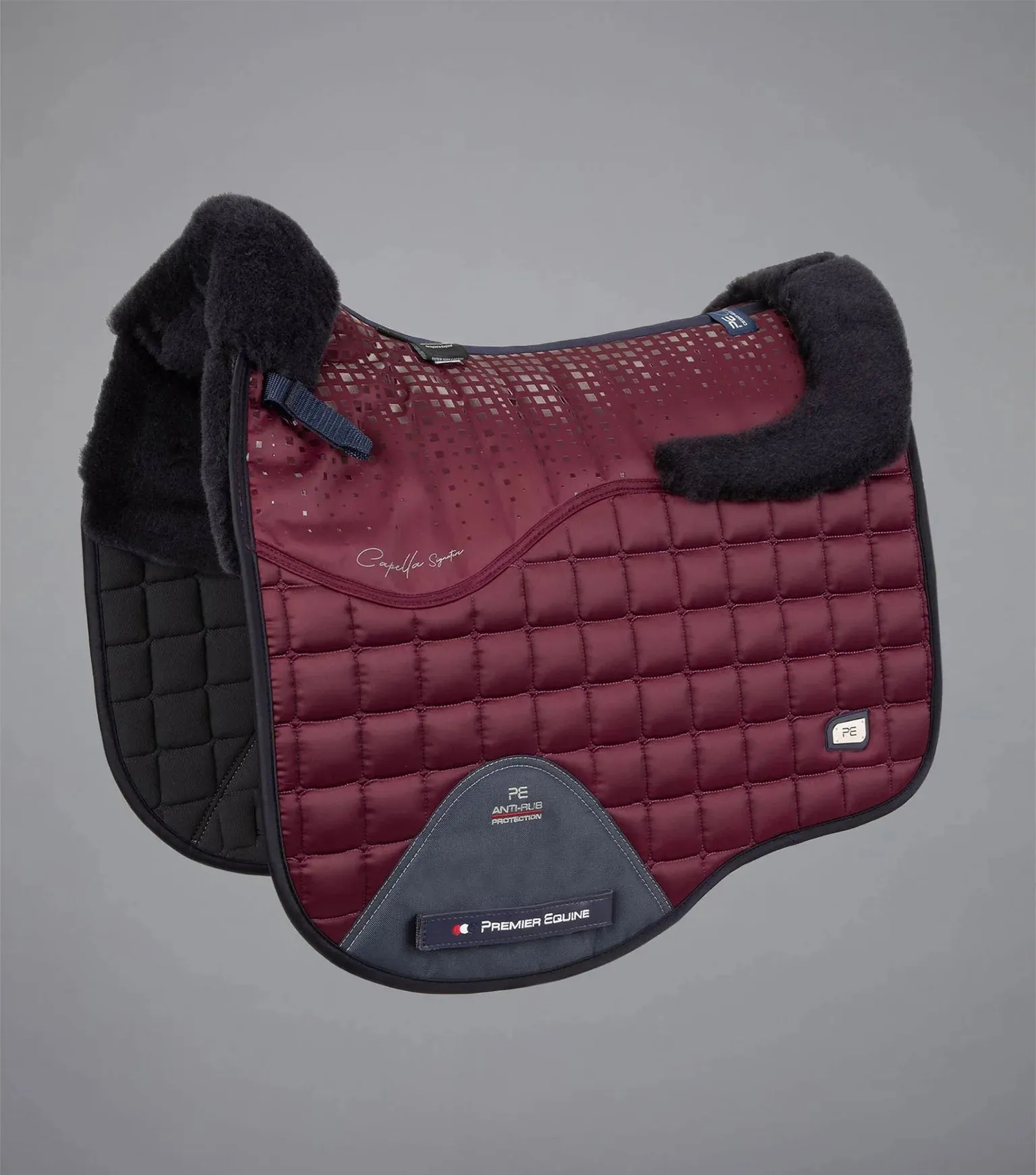 Premier Equine - Capella Close Contact Merino Wool Saddle Pad - Dressage Square