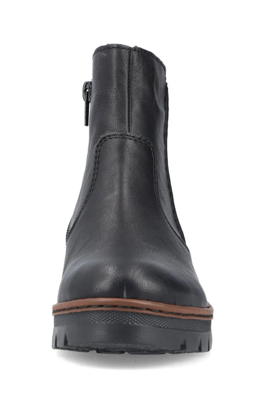 Rieker Boots with Platform Sole in Black