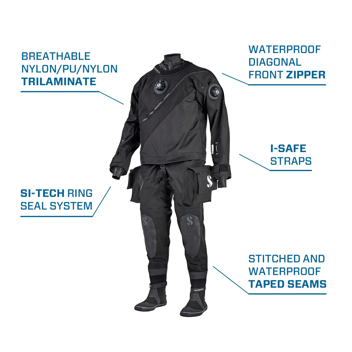 SCUBAPRO - Evertech Dry Breathable Drysuit - Men's