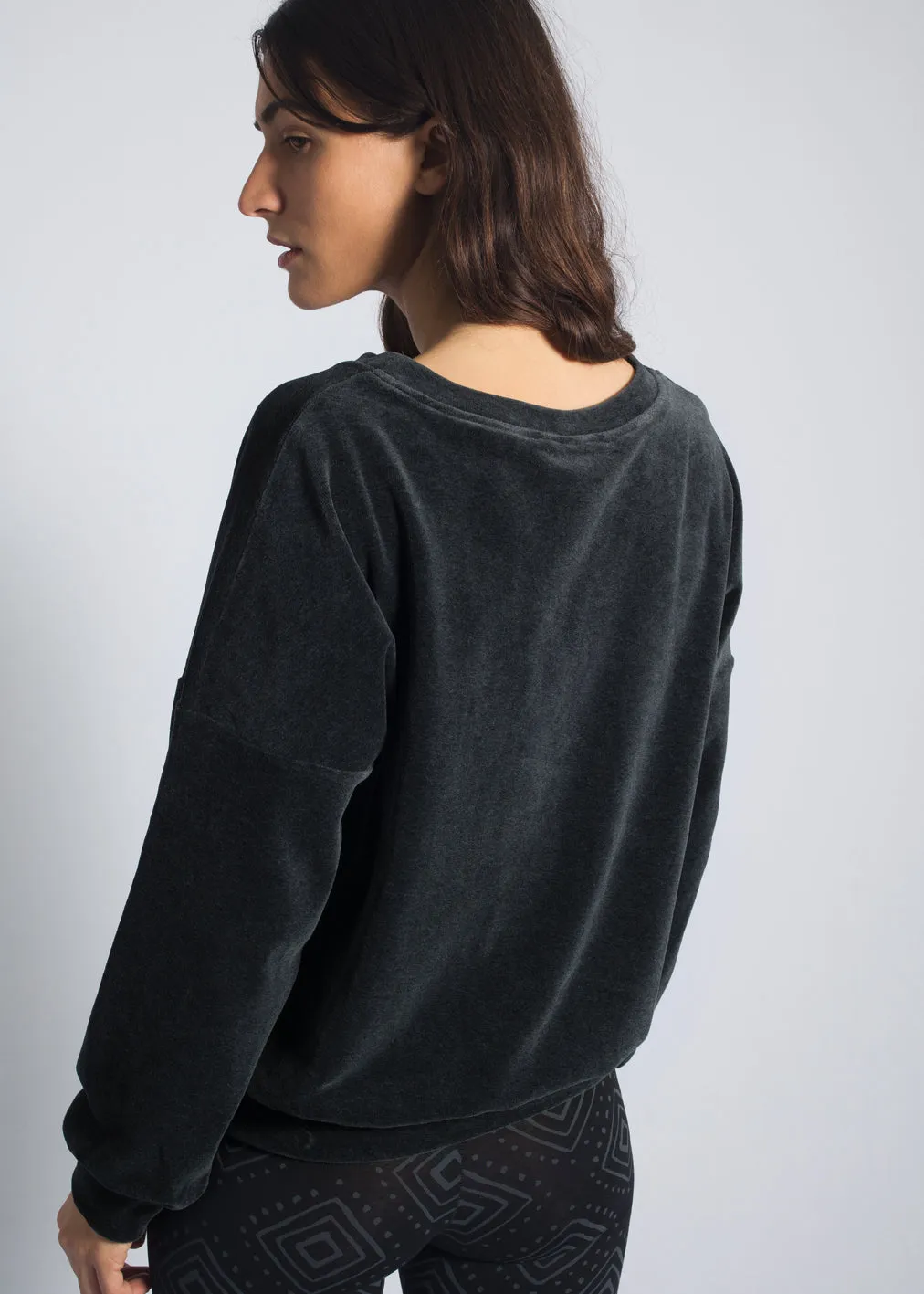 Sunday Jumper Black Marl