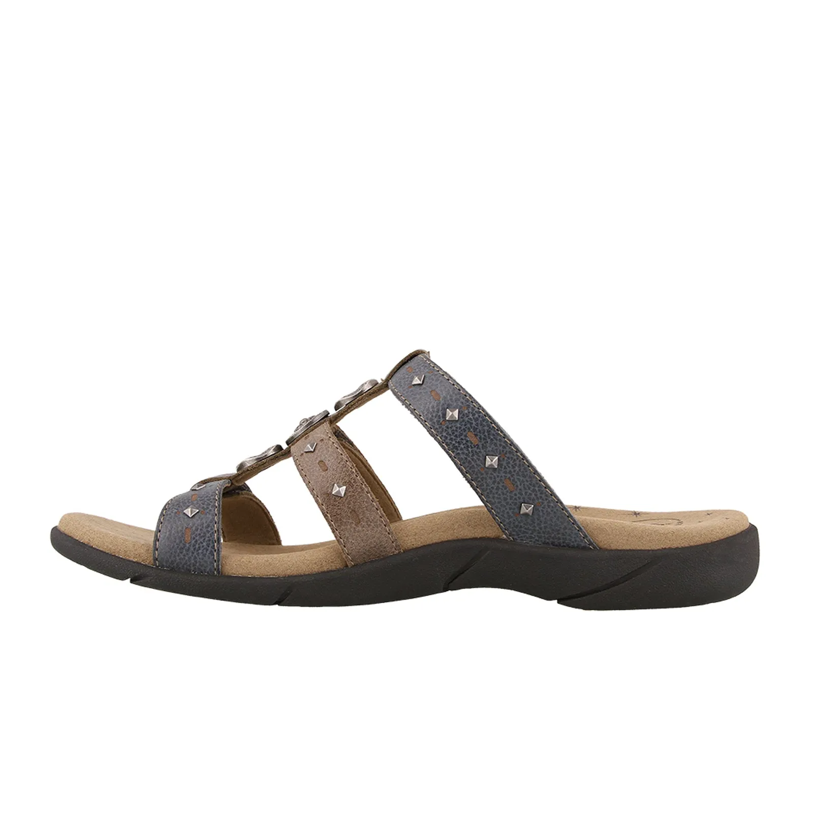 Taos Festive Slide Sandal (Women) - Grey Multi