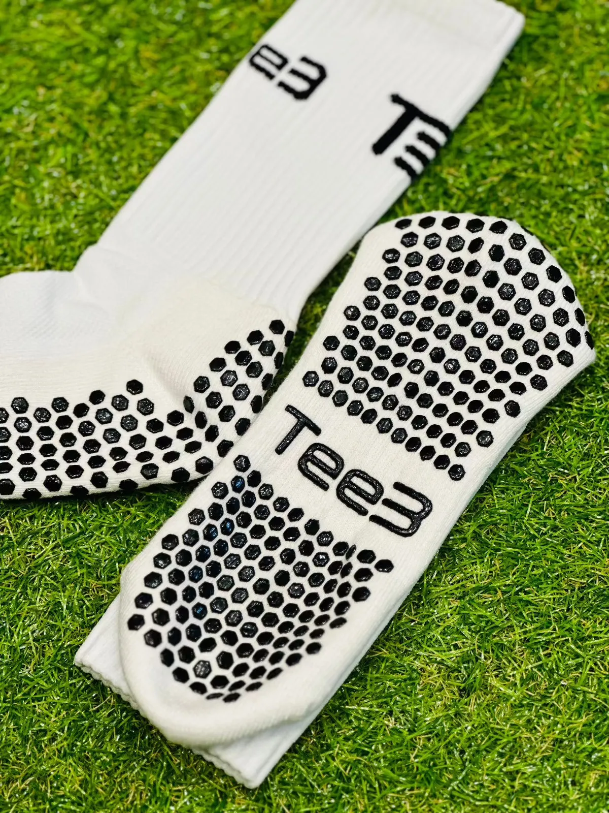 Tee3 Grip Sock Elite - White