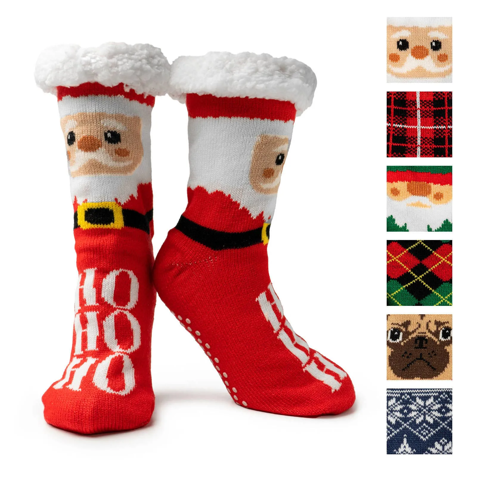 Two Left Feet® Mistletoes Slipper Socks Assortment