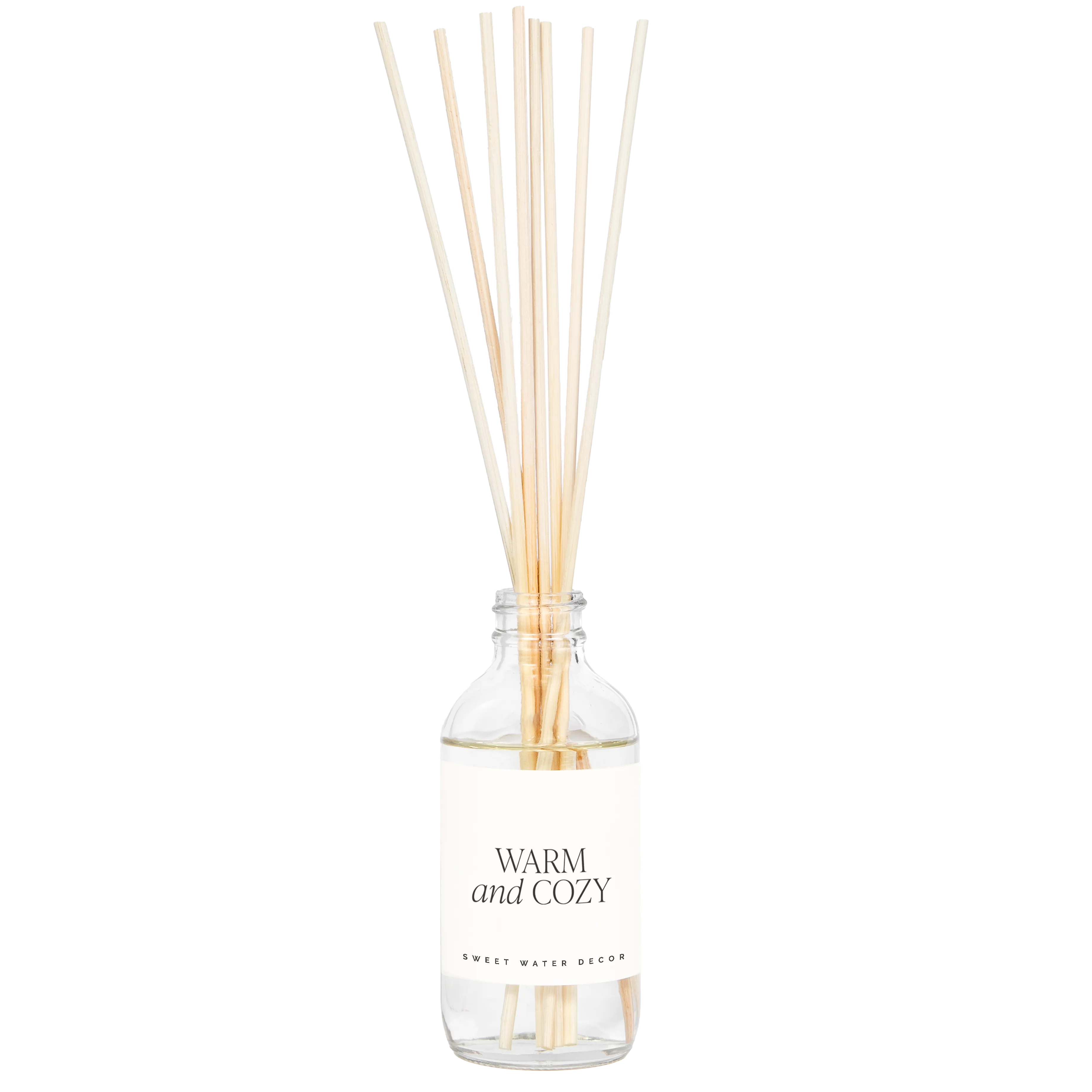 Warm and Cozy Clear Reed Diffuser