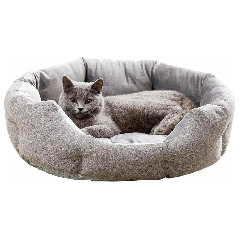 Washable Dog & Cat Bed with Anti-Slip Bottom