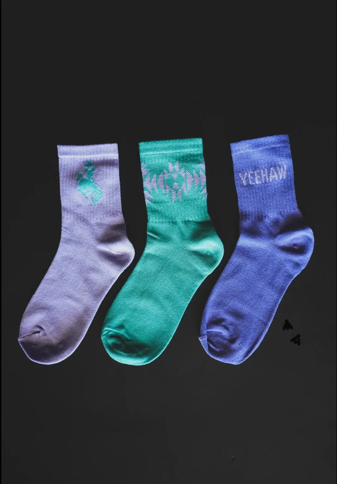 Western Crew Socks - 3 Pair Pack