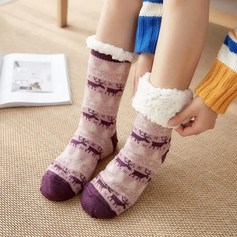 Winter Themed Warm Socks